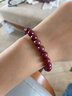 普陀山莲陀记天然紫金朱砂手串女士和田玉本命年手链男款转运真品礼物护身符 10mm紫金砂 男女通用@送女友/男友/长辈 实拍图