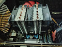冰度6铜管CPU散热器风冷cpu风扇静音1700/201151/X99X79通用扣具AM4 无光(三风扇4线PWM温控)6管 实拍图