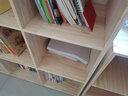 林之语全实木矮格子柜家用组合收纳储物柜八格小型书架置物架落地书柜 【全实木】松木无漆6格90x60 实拍图