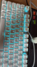 惠普（HP）GK200机械键盘有线办公游戏键盘 20种背光灯效 87键电竞键盘鼠标套装电脑外设键鼠 皎月白【青轴】冰蓝光 晒单实拍图