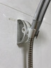 明哲多功能可调节喷头支架太空铝合金底座加厚淋浴花洒固定座防锈配件 A款银色 实拍图