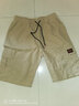 啄木鸟短裤男夏装新款外穿工装潮流直筒中裤青年宽松休闲男士凉感五分裤 D19卡其（一件装） XL 实拍图