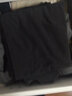 恒源祥长袖T恤男士纯色翻领含桑蚕丝体恤百搭上衣HJ151黑色加绒185/100A 实拍图