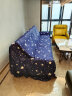 艾维乐沙发遮盖防尘布盖布设备家具遮灰布挡尘盖布遮盖防尘盖布防尘盖巾 流星雨 1.2X2.7米电视电脑桌 实拍图