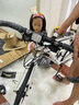 Jeep吉普公路自行车男女变速700C细轮碟刹弯把跑车越野学生赛车速飞 弯把-黑白 24速顶配 26英寸 实拍图