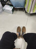 戈耐（GENAI）休闲男鞋子平底板鞋男士皮鞋男真皮春秋季透气套脚轻便百搭开车鞋 卡其棕色【真牛皮+上线】 7157 39 (245mm) 实拍图