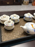 豹霖景德镇青花瓷盖碗茶杯茶碗陶瓷特大泡茶杯功夫茶具敬茶碗单个三才 盖碗中号-玲珑田园玫瑰 实拍图