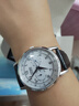 西铁城（CITIZEN）男表小蓝针光动能小牛皮表带三眼商务时尚休闲手表送礼 AO9000-06B【香港直邮】 实拍图