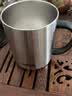 膳魔师(THERMOS)保温杯450ml日本进口真空不锈钢简约办公室水杯带盖保冷咖啡杯 JDG-450 S 送礼物 实拍图
