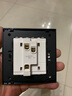 TEP 国际电工86型暗装肤感开关插座面板超薄哑光奶油白大板家用五孔多控面板 肤感  五孔10A 插座 （大功率） 实拍图