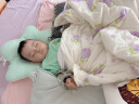 Hoag（霍格）婴儿定型枕纠正头型0一6-12月矫正新生儿宝宝枕头 白+绿色 【母婴A类一等品】 晒单实拍图