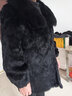 慕舍（mushe）轻奢品牌海宁皮草外套女皮毛一体兔毛中长款狐狸毛领真皮皮草大衣 黑色中长款 3XL 实拍图