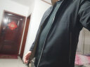 杉杉（SHANSHAN）夹克男秋冬新款男士夹克外套抗皱耐磨商务休闲中青年棉服 黑色 170 实拍图