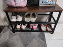 家逸创意多层鞋架工业风铁艺换鞋凳进门口穿鞋凳玄关储物收纳凳子 实拍图