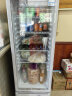星星（XINGX） 236升 立式玻璃门冷柜 饮料陈列柜 商用冷藏冰箱（银灰色） LSC-236C 实拍图
