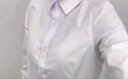高绅风度长袖衬衫女士衬衣正装商务修身职业工装免烫衬衣女白色工作服 长袖方领纯白色【到货快】 35 /S码 实拍图