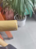 艺柳园实木茶桌椅组合圆桌茶台阳台休闲桌椅洽谈桌办公桌小户型餐桌家用 中号原木色茶几+【2把牛角椅】 实拍图