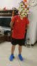 卡尔美（KELME）新款足球服套装青少年透气吸汗学生短袖比赛队服球衣空板可定制 红色 160CM 实拍图