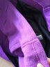 南极人户外冲锋衣男三合一冬季加绒保暖两件套抓绒内胆登山服冲锋衣裤 紫色（女） 3XL 实拍图