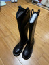 天美意靴子女商场同款时装靴休闲女高筒靴女鞋 黑色 36 实拍图