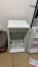 美的（Midea）93升复古迷你小冰箱租房宿舍办公室家用化妆小冰箱小型客厅冰箱节能低音 93升白丨一级能效丨优雅复古 小冰箱 实拍图