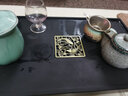 向豐 手工乌金石茶盘功夫茶台茶具托盘 家用简约中式排水套装  年年有余50*30*3cm 实拍图