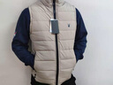 花花公子（PLAYBOY）马甲男无袖马夹外套冬季棉马甲男士韩版休闲潮流时尚中男士坎肩 豆绿色 L （110斤-125斤） 实拍图