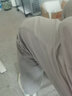 真维斯休闲裤男夏季新款宽松直筒男士商务冰丝长裤子男时尚百搭男装 6602灰色 38 实拍图