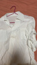 初申春秋衬衫女时尚设计感V领宽松高级感中袖衬衣S13KC2429 白色 M  晒单实拍图