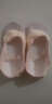 飞利临帆布儿童舞蹈鞋软底幼儿猫爪鞋女童芭蕾舞鞋成人女款练功鞋帆布瑜伽鞋 精品皮头肉粉色 32码/20cm 实拍图