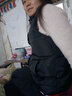 卡姆森2025年新款棉马甲女韩版秋冬棉服背心外穿学院风休闲马夹外套女 黑色 M【90-100斤】 实拍图