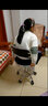 星恺（XINGKAI） 吧台椅可升降椅子凳子靠背转椅美容美发吧台凳实验室收银台椅子 黑色脚钉款 HK1062 实拍图