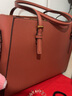 CHARLES&KEITH质感纯色大容量手提包托特包包女包女士生日礼物CK2-30781650-6 Brick砖色 XL 实拍图