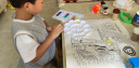 得力（deli)24色重彩油画棒 马卡龙色儿童画画蜡笔套装 绘画油彩棒  考试礼物 HM711B-24五一出游六一儿童节 实拍图