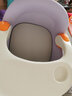 蒂乐儿童凳子婴儿叫叫椅家用小板凳宝宝吃饭餐椅靠背座椅矮椅子餐桌椅 尼维亚紫 PU垫+餐盘+轮子 实拍图
