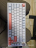 VGN N75有线/无线/蓝牙三模客制化机械键盘gasket结构全键热插拔游戏电竞办公键盘 单模N75 动力紫轴 果冻橙 实拍图