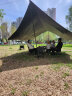 狼行者 户外黑胶天幕帐篷公园休闲遮阳篷防晒防水沙滩野外精致露营装备 实拍图