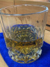 威士忌酒杯家用欧式水晶玻璃洋酒杯酒吧创意钻石八角啤酒杯酒具套装 罗马款290ml 2支装 实拍图