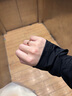 舒弗卡家同款情侣戒指简约莫桑钻求婚对戒结婚戒指520送女朋友礼物 无钻玫瑰金 美码8号 实拍图
