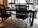 嘉航大小型会议桌长桌6人8人9-15人长方形办公桌 现代洽谈桌办公桌椅组合接待培训俩用职员办公台新款 2.0米+6把椅子 实拍图