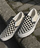 VANS范斯官方 经典款Slip-On黑白棋盘格经典一脚蹬鞋帆布鞋低帮 黑白棋盘格 40.5 实拍图