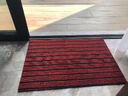 雪中送毯可裁剪入户门门口地垫门垫防滑垫厨房满铺商场走廊过道吸水脚垫 暗红横条纹 40cm*60cm 实拍图