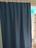 诺罗窗帘定制加厚保暖挡风北欧简约轻奢拼接人字纹客厅卧室落地窗遮光 人字呢-蓝色（高温定型） 韩折-宽2.5高2.7一片(可改短) 晒单实拍图