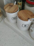 COOWELL 调味罐调料罐厨房用品陶瓷调料盒套装创意陶瓷罐盐罐子中式带盖 两件套（送勺子） 陶瓷罐 实拍图