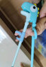 babycare儿童筷子训练筷自动回弹学习筷宝宝筷子虎口训练筷练习筷蒂普奇绿 实拍图