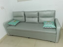 欧荷家具沙发床两用客厅多功能小户型坐卧科技布可折叠储物书房实木沙发床 外径:2.0米+可储物+科技布 基础版：高密回弹海绵款 实拍图
