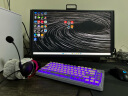 珂芝（KZZI）K75炫彩版机械键盘有线蓝牙无线2.4G三模gasket结构82键75配列PBT键帽RGB背光骑士灰版紫丁轴 实拍图