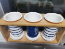 川岛屋 日式陶瓷筷子筒家用厨房沥水筷子笼餐具置物架收纳架筷子桶 三个装 实拍图