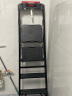 杜邦（DUPONT）梯子家用折叠梯加厚铝合金扶梯人字梯室内多功能攀爬登高梯 四步可摸高3.2M【至美耀夜】 晒单实拍图