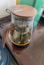 邦田（Bonston）飘逸杯一键过滤磁吸泡茶壶胡桃木高档玻璃内胆耐热泡茶杯整套茶具 【保温套装】800ml+恒温宝 实拍图